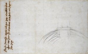 Studie van de Lantaarn voor St. Pieter, 1557 door Michelangelo Buonarroti